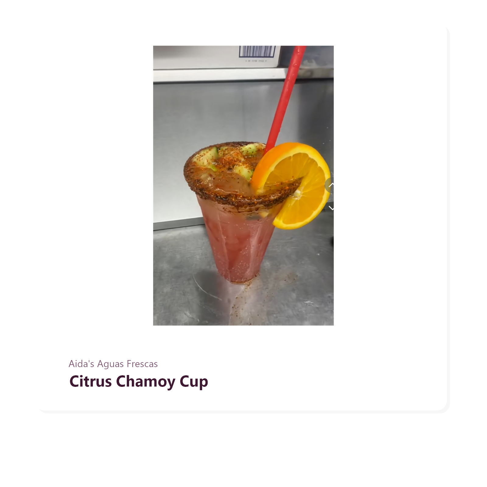 Chamoy specialty drink