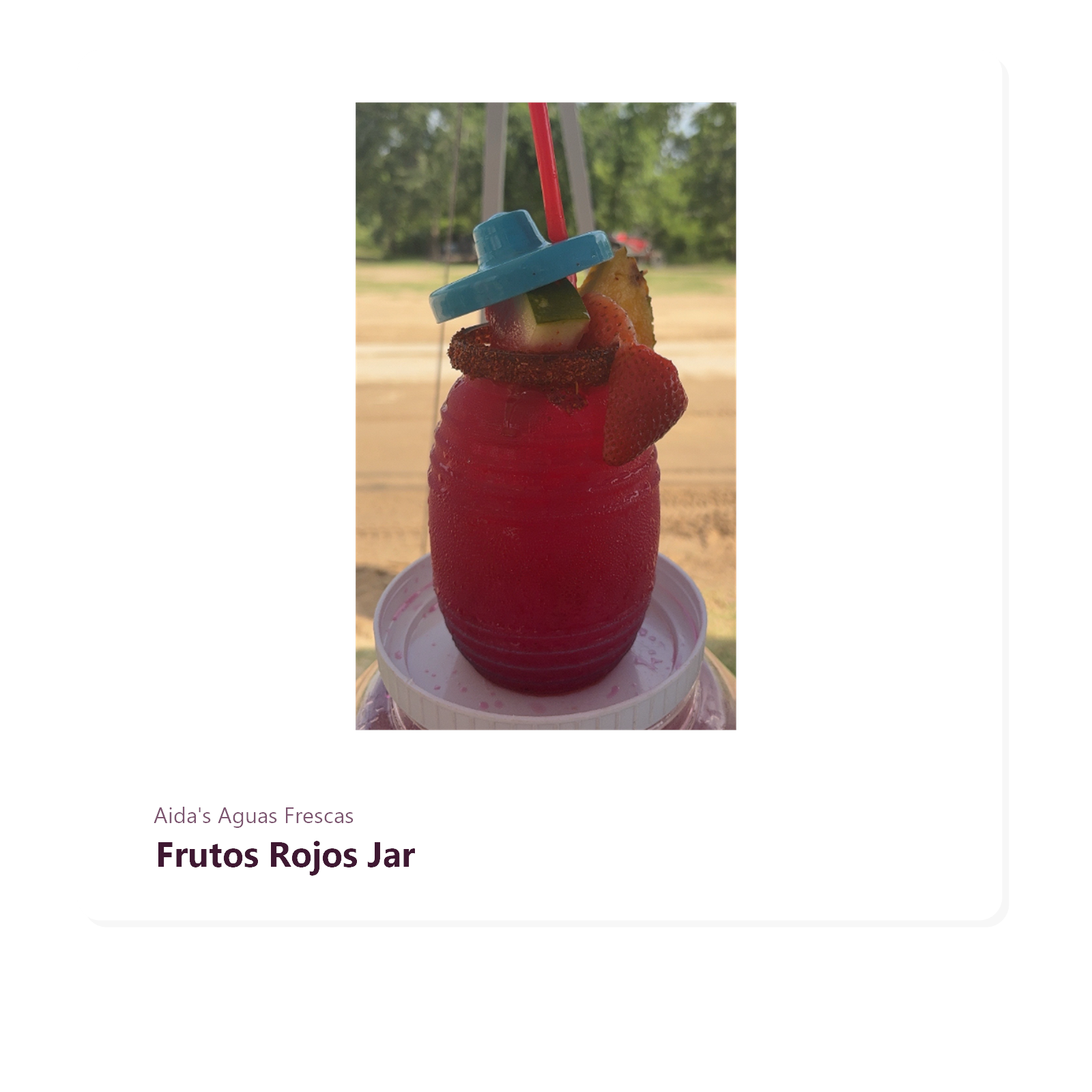 Frutos rojos featured drink