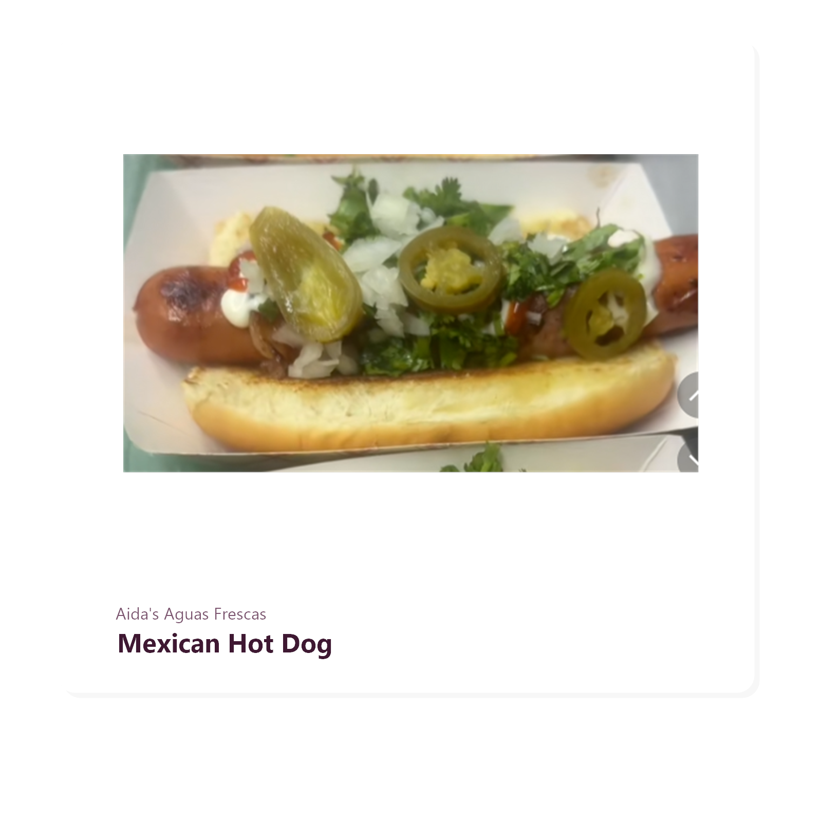 Mexican Hot Dog